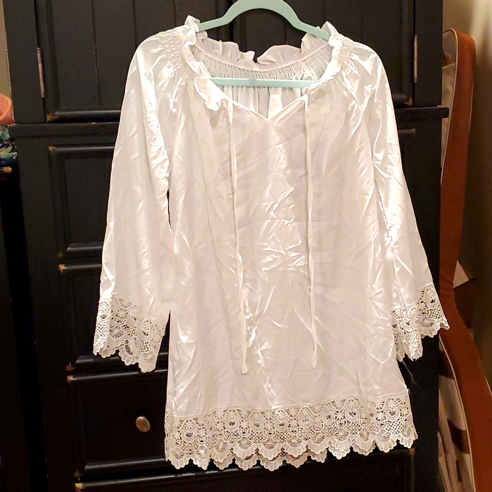 SHEIN Flowy Tunic Top
